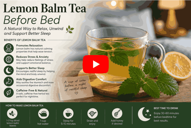 Lemon Balm Tea Before Bed