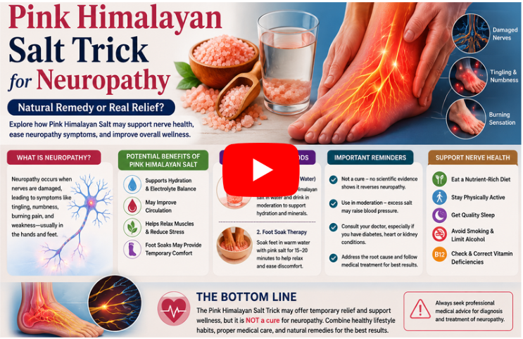 Pink Himalayan Salt Trick for Neuropathy