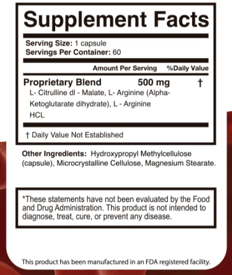 BloodPril Ingredients